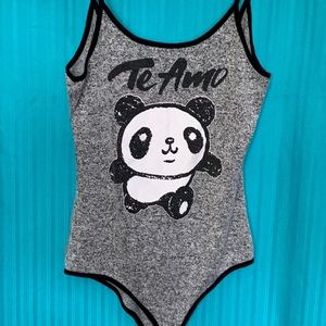 Panda bear onesie